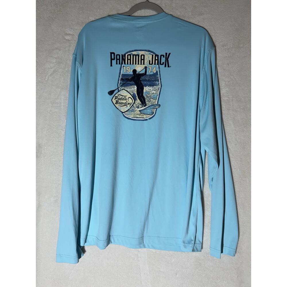 Panama Jack Men's Long Sleeve XXL Shirt Sun U V Protection UPF 50 Quick Dry